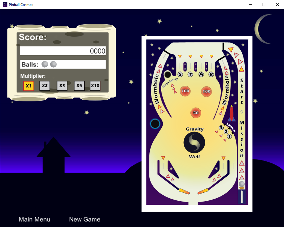 Cosmos Pinball Screenshot
